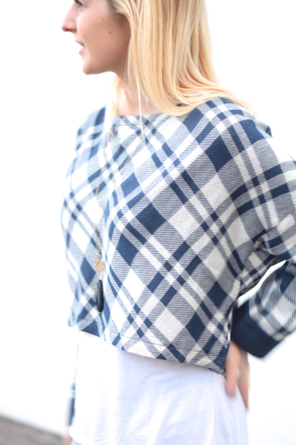 cropped fall sweater