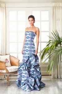 Lucy Dang Blue Gown