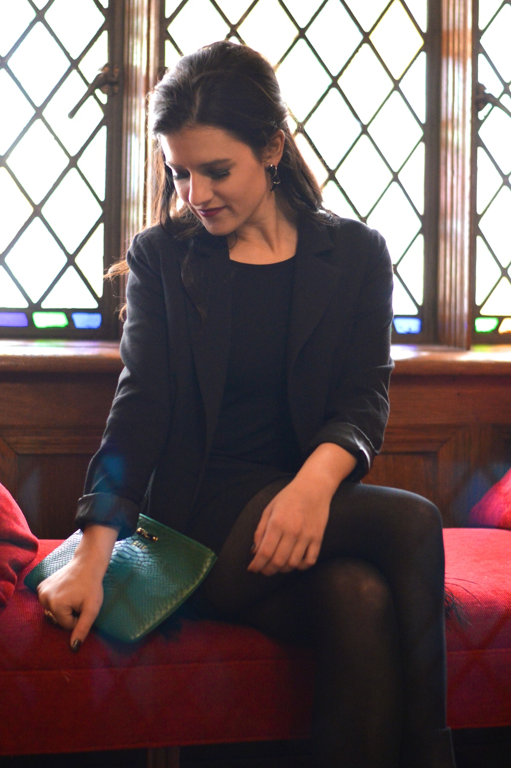 Feather blazer