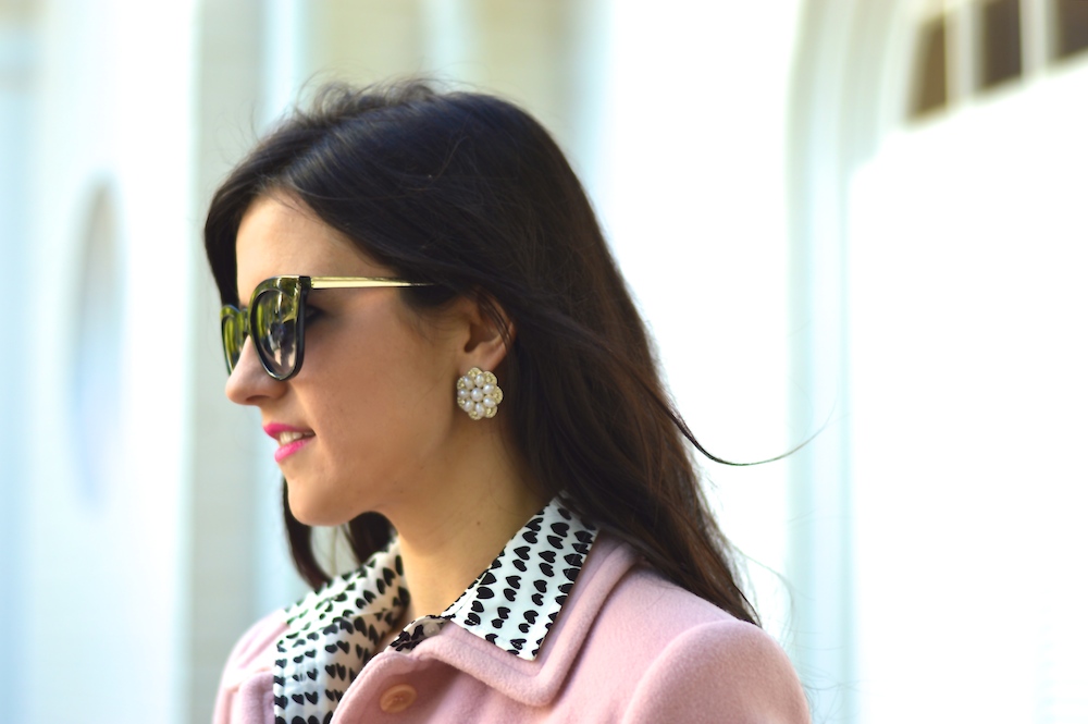 black white and pink style