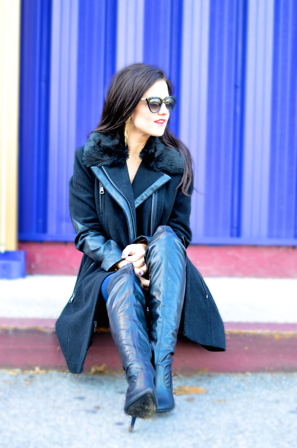 Andrew Marc Fur Coat