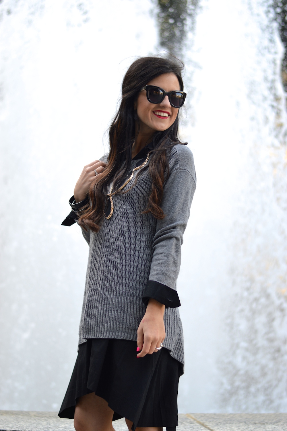 Black Shirt Dress