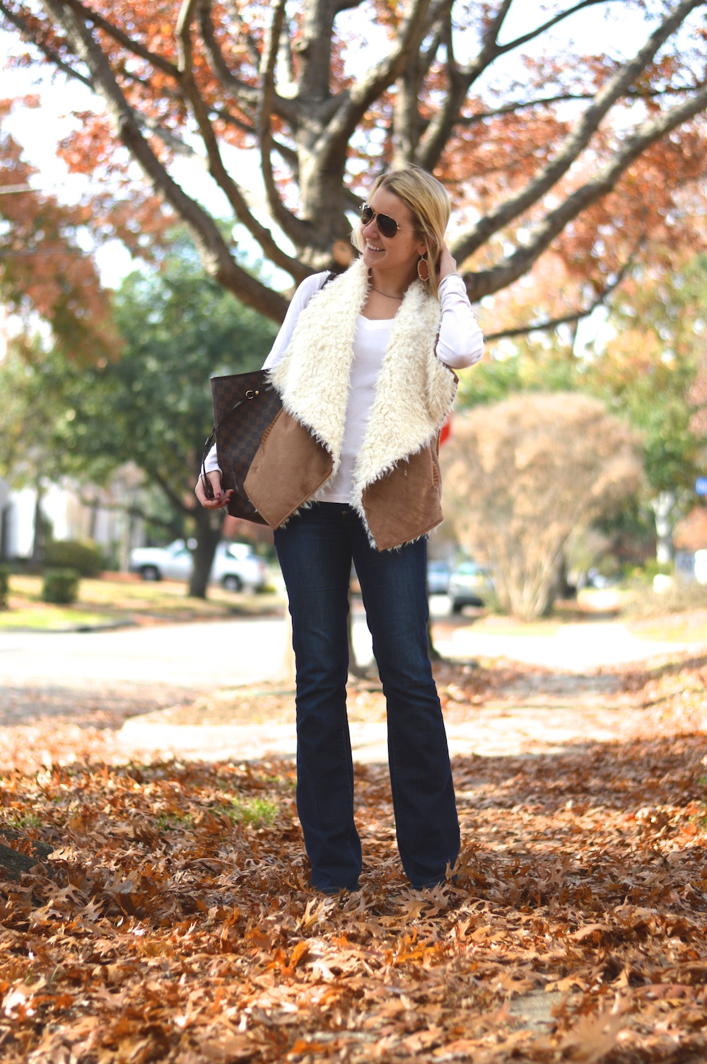 Ella Moss Shearling Vest