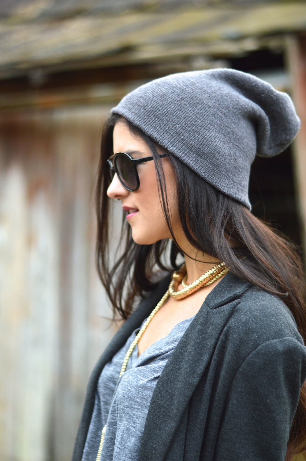 Gray Beanie