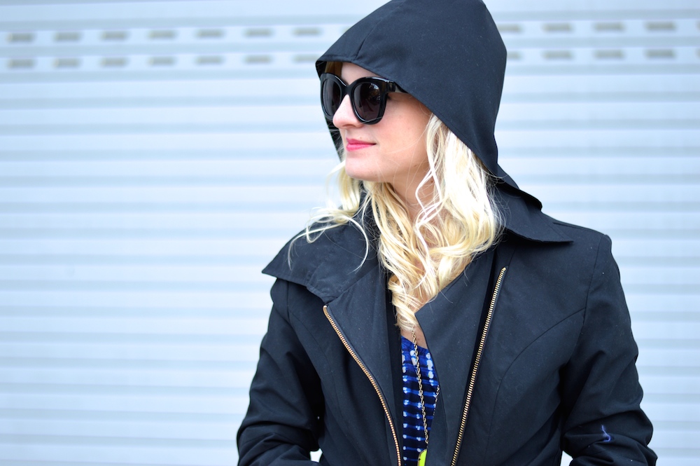 Hooded Rain Coat