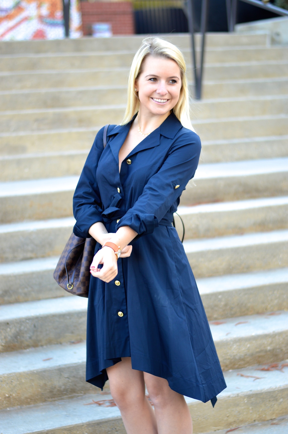 Navy Dress Kiki Lynn