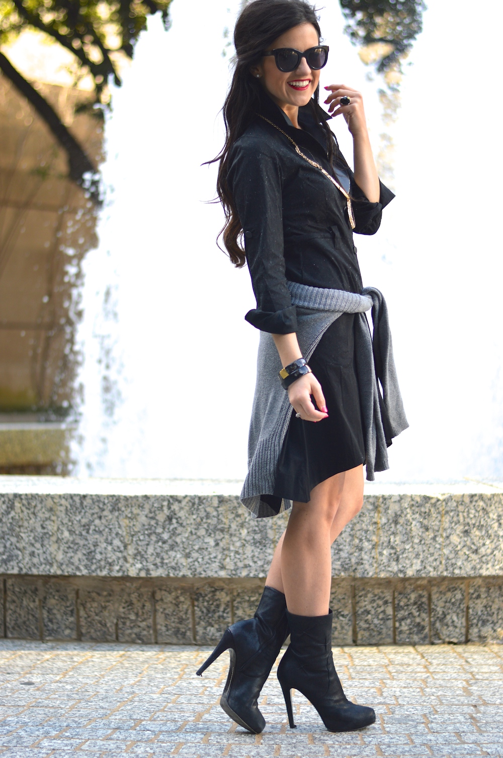 Sweater Around Waist Dress