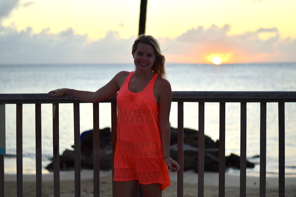 janie flowers sunset