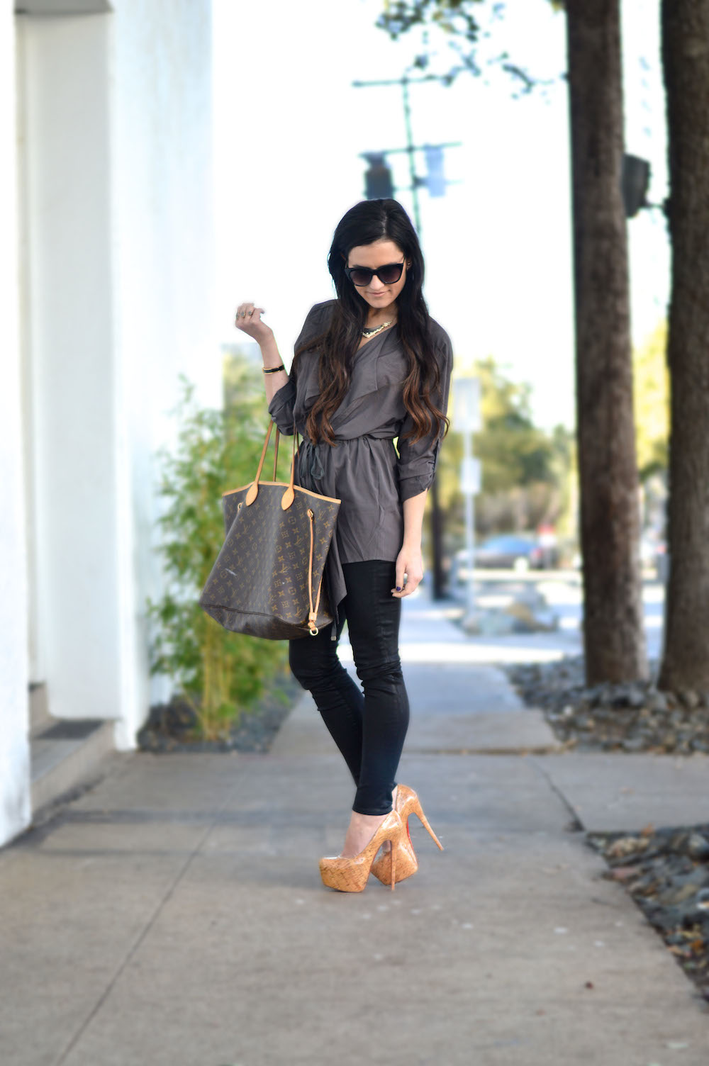 J Brand Waxed Denim