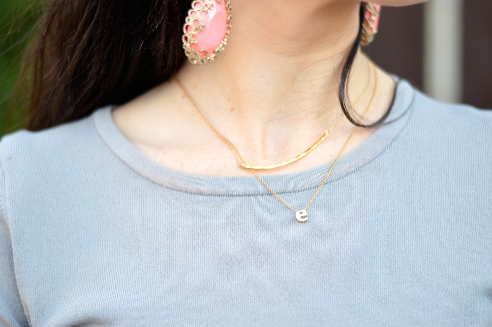 Kendra Scott Letter Necklace