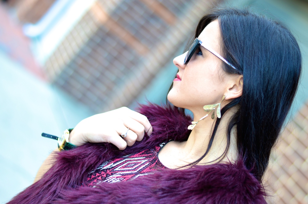 Oxblood vest