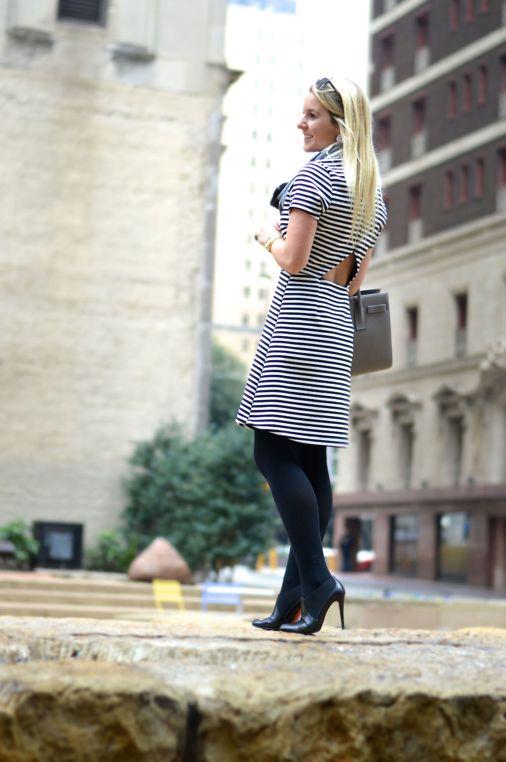keyhole back Topshop Dress