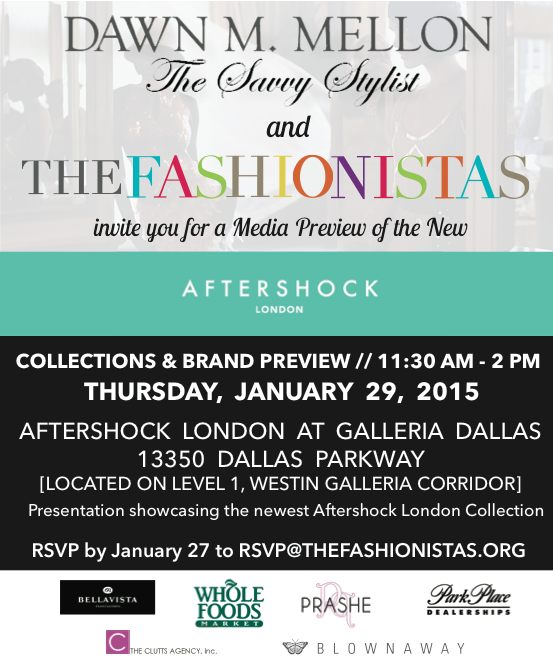 Aftershock fashionistas dallas