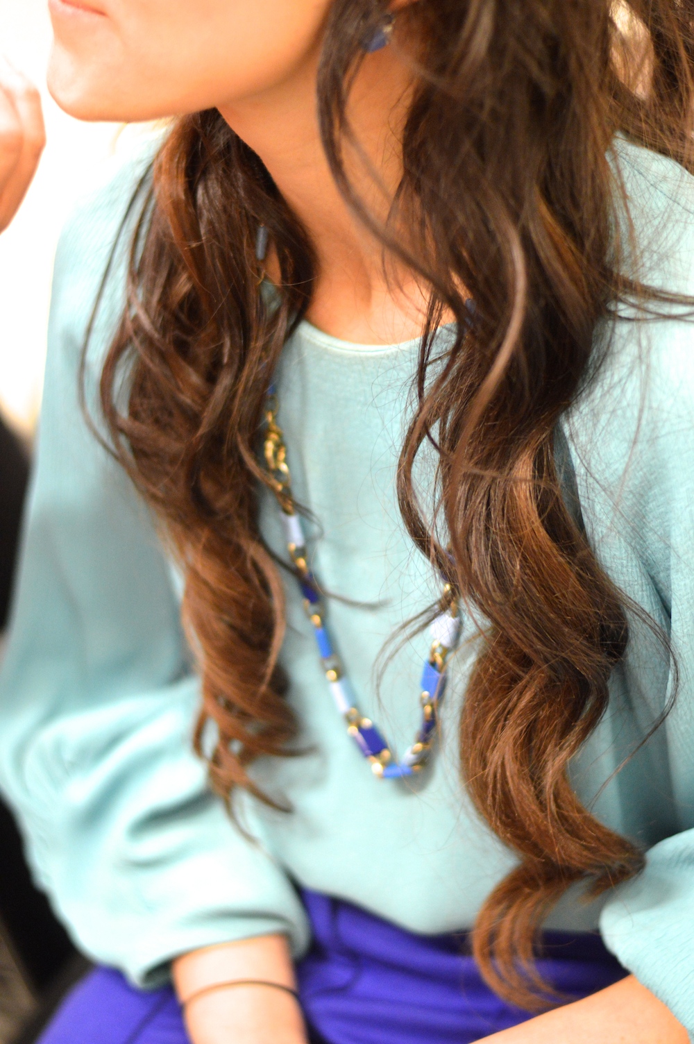 blue lela rose blouse