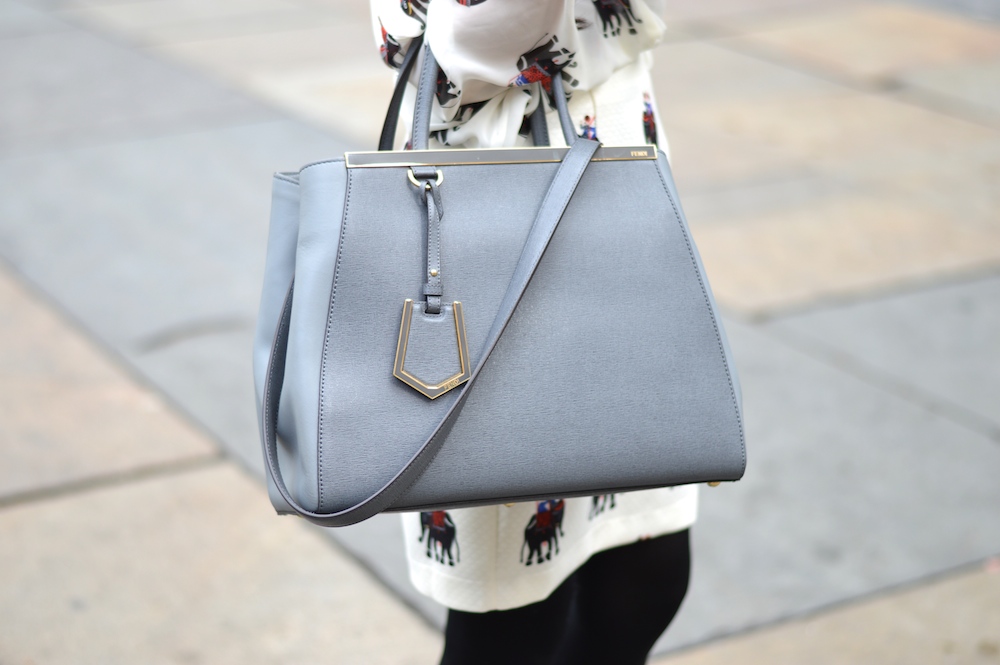 gray fendi 2jours bag