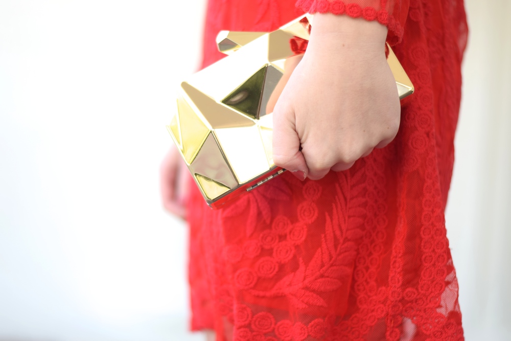 Gold Metal Clutch