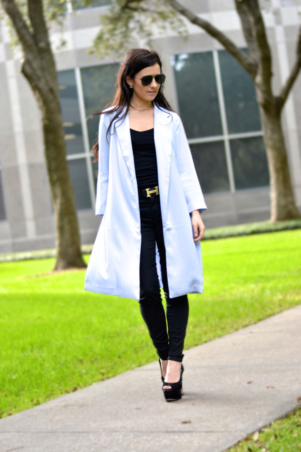 baby blue blazer