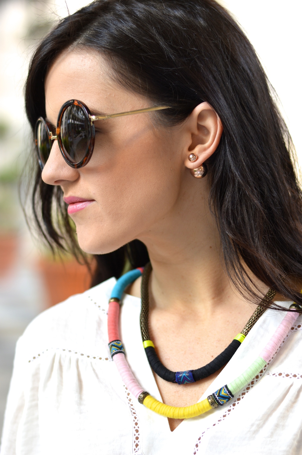oversize round sunglasses