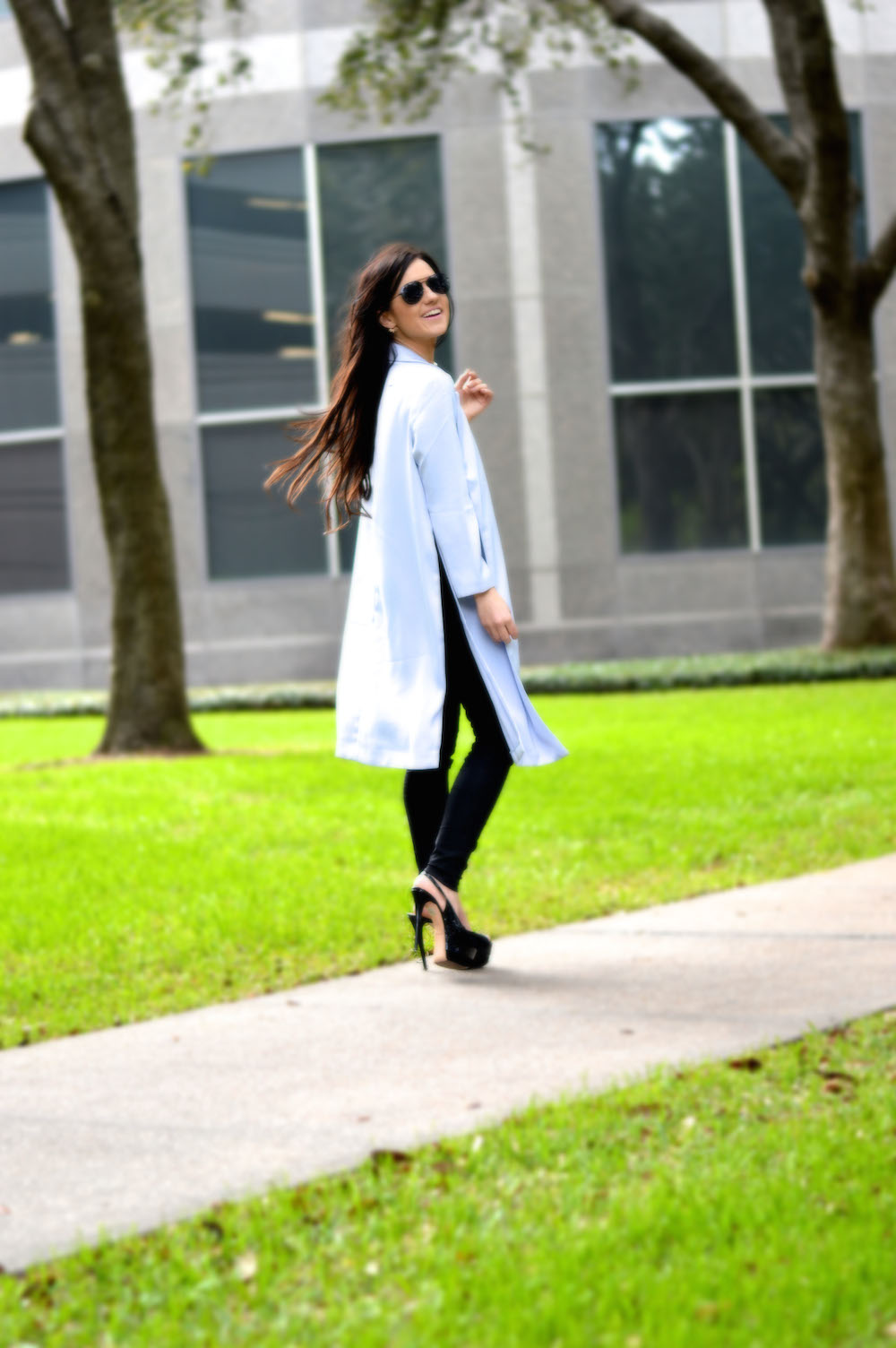 spring long blazer