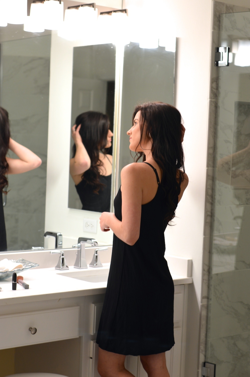 Black Cotton Nightgown