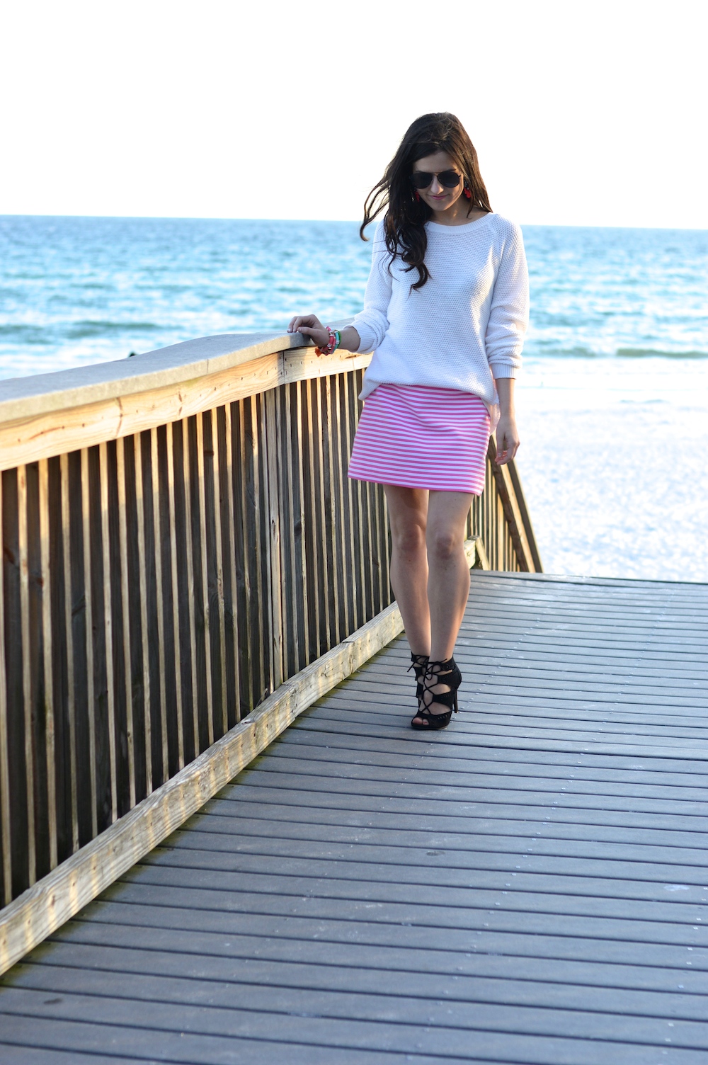 Lilly Pulitzer Pink Stripe Skirt