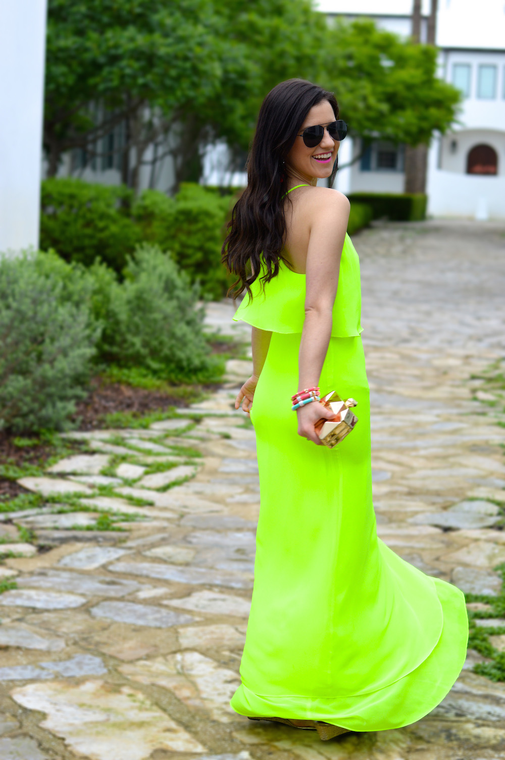 Maxi dress neon
