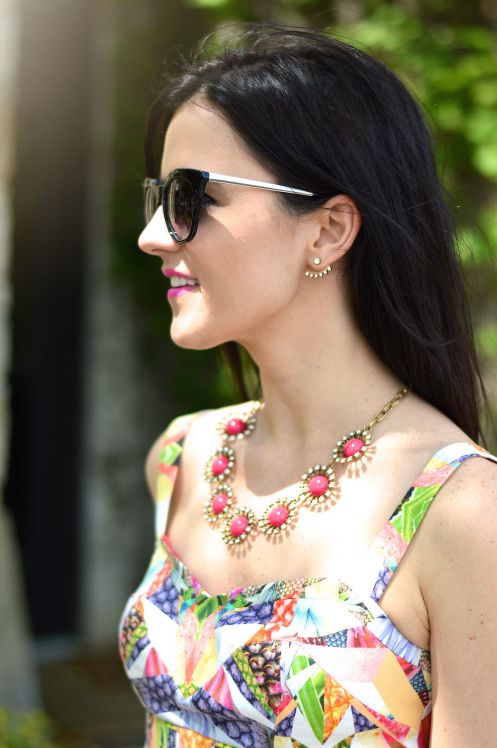 Pink Bauble Necklace