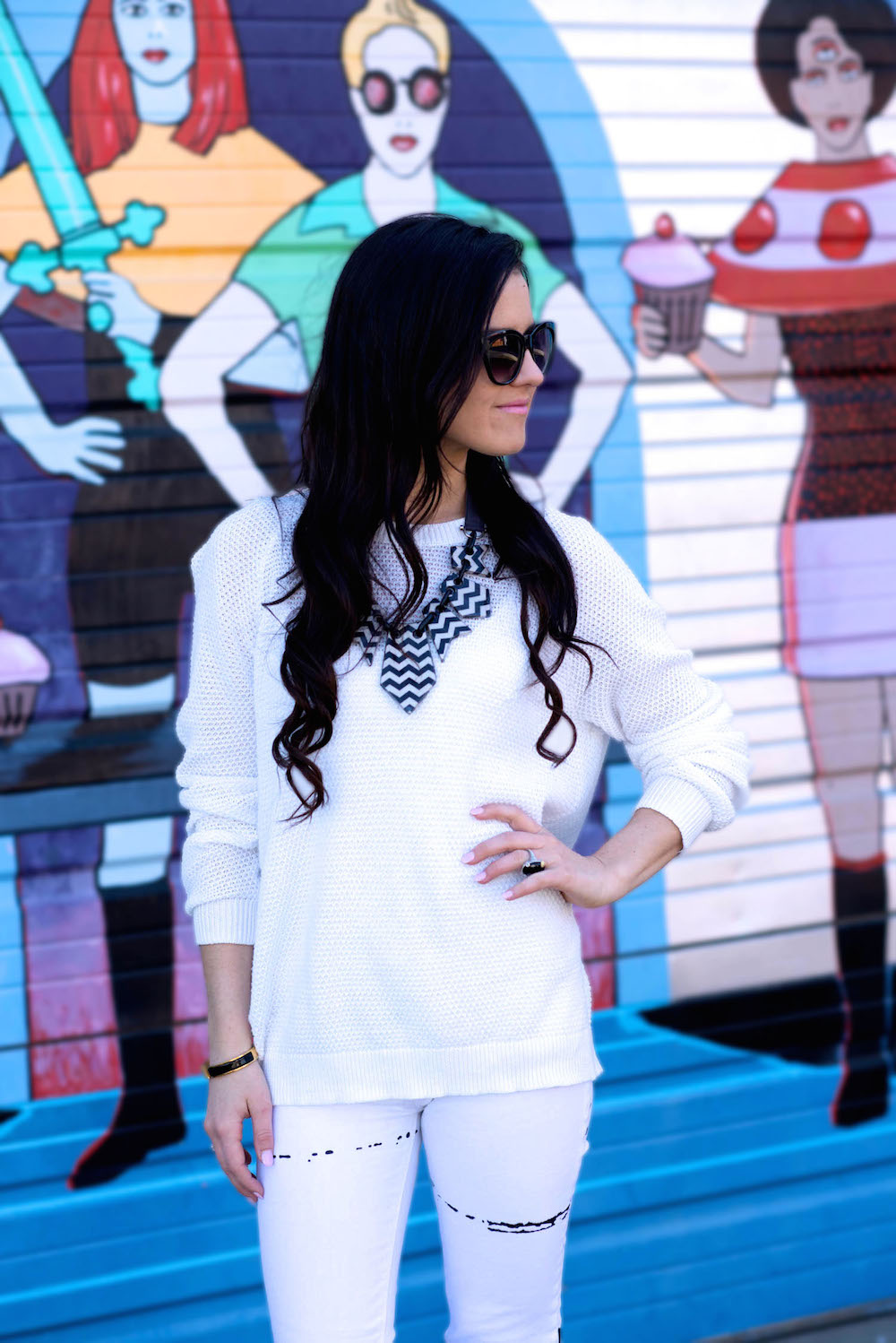 paint white jeans