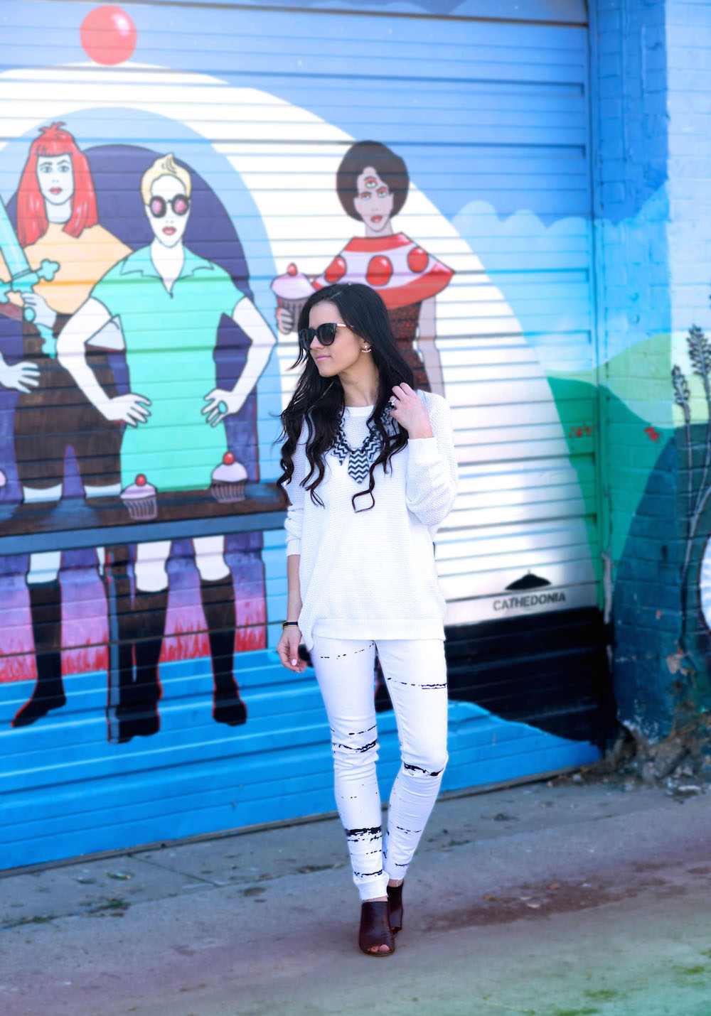 splatter paint jeans
