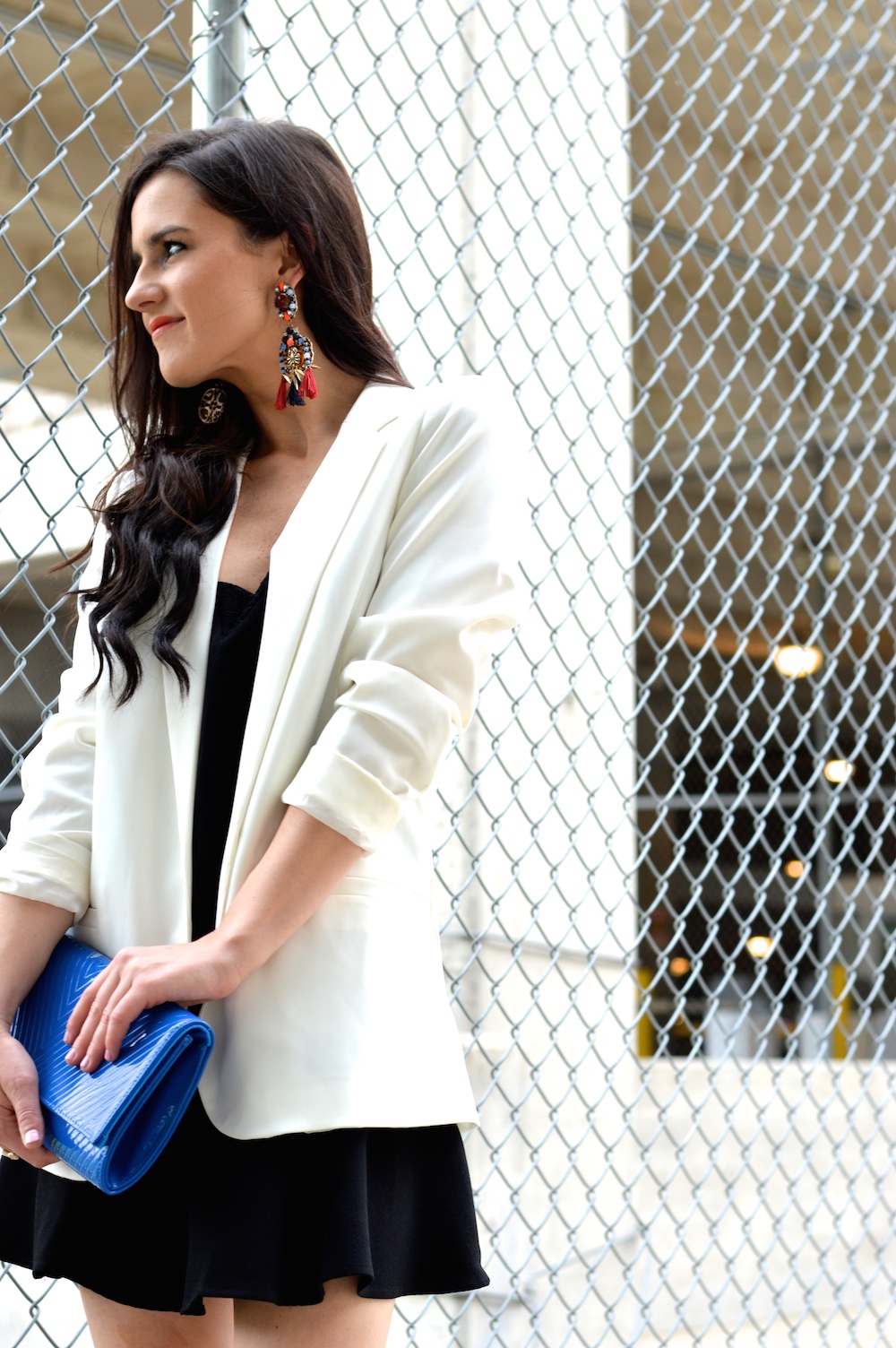 1 white blazer