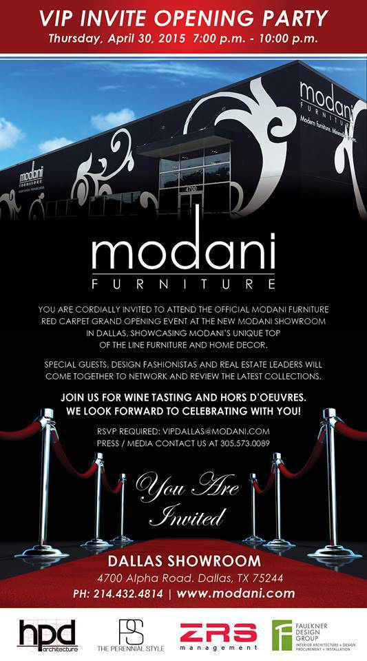 modani grand opening party