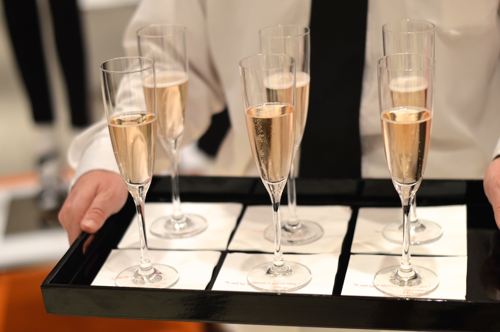 Champagne Flutes Tray