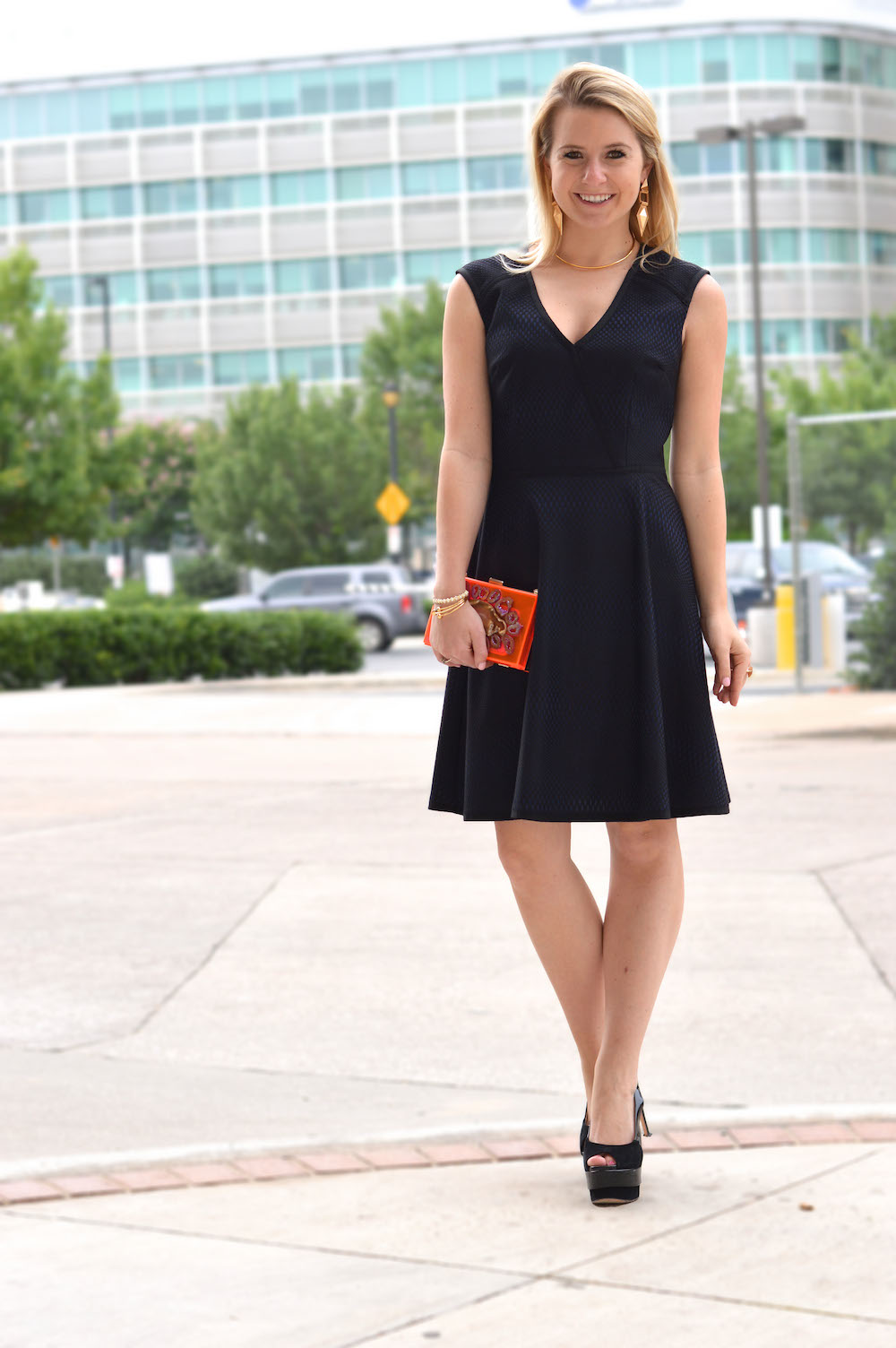 Trina Turk Fit and Flare Dress