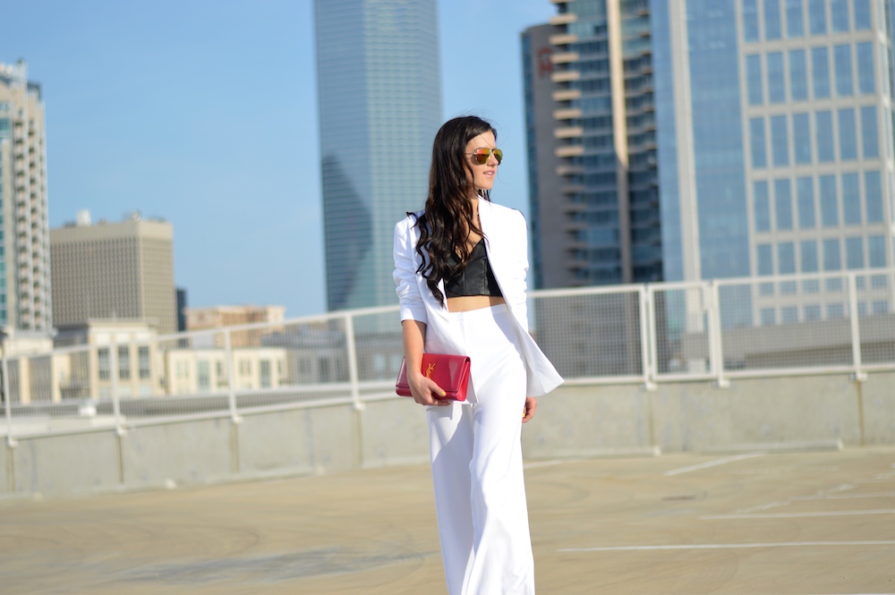 Iris & Ink white suit
