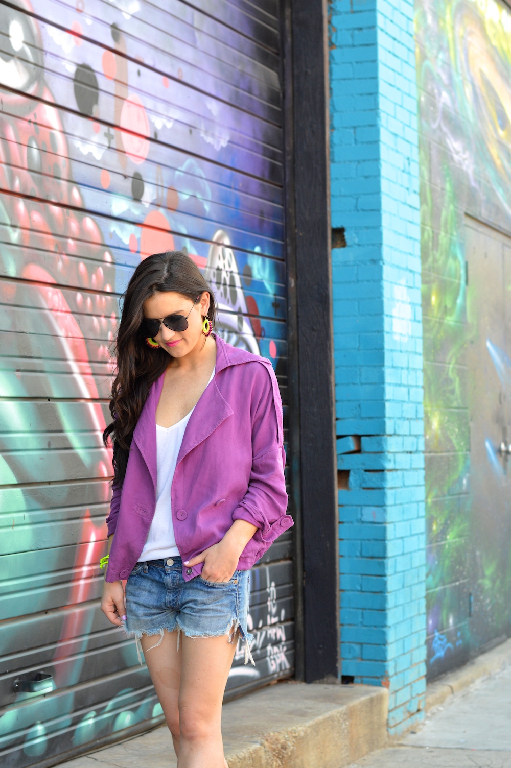 OBAWEAR purple jacket