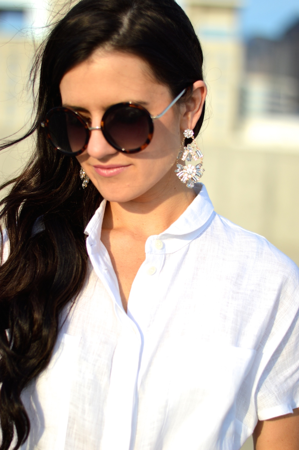 elle gray earrings