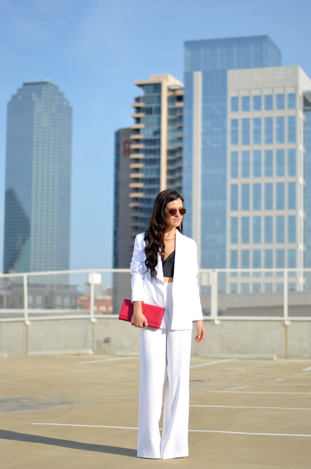 white suit