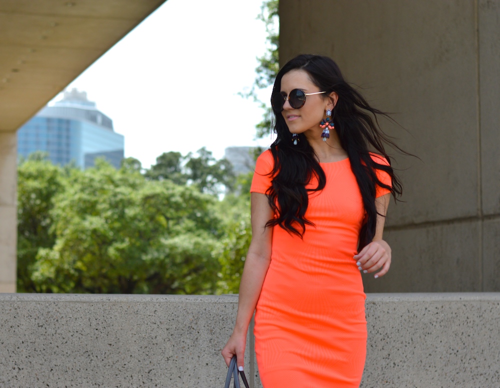Neon Shift Dress