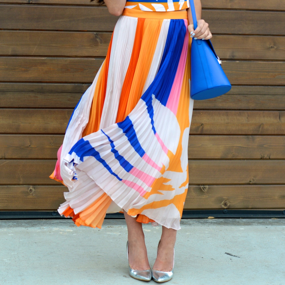 Elle Sasson Pleated Skirt