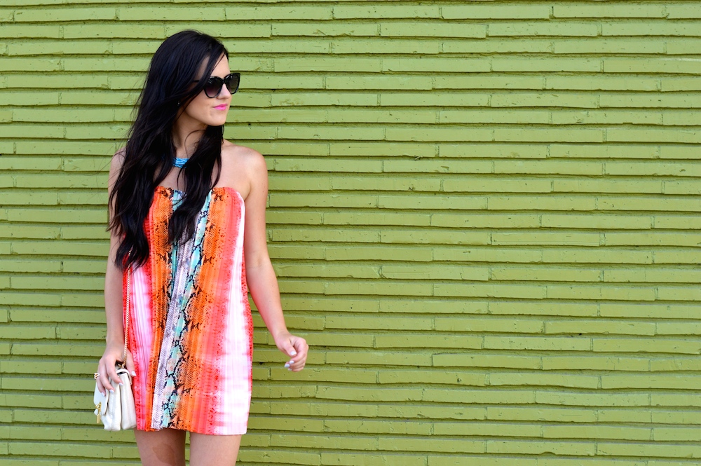 Lovers and friends tropical dress