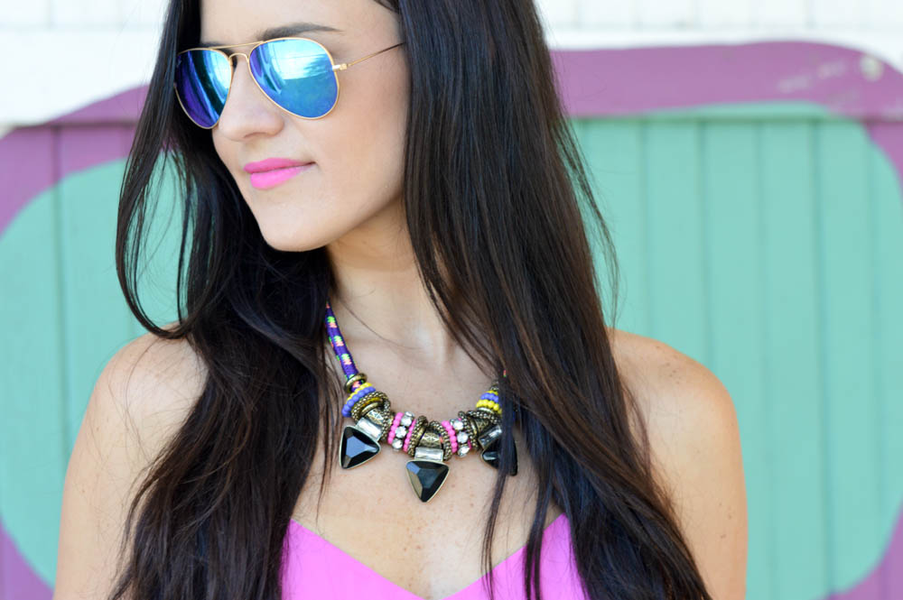 Elle Gray Statement Necklace