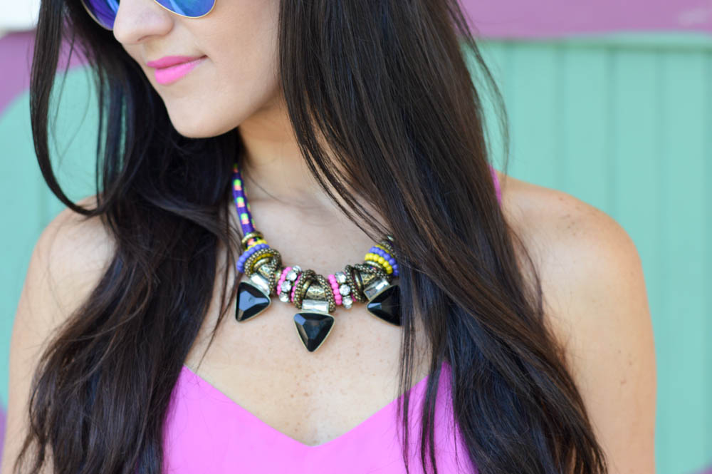 Neon Statement Necklace