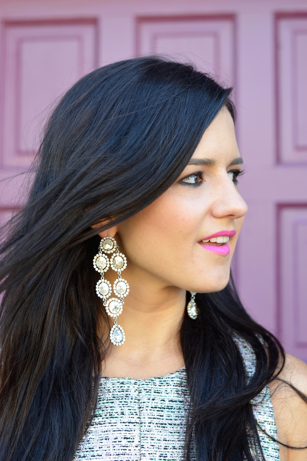 Statement Rhinestone Earrings