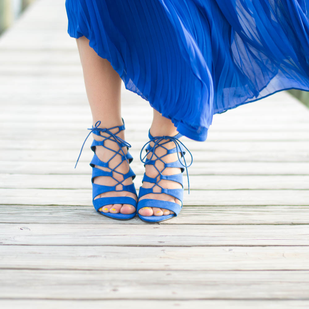 Pleated Maxi