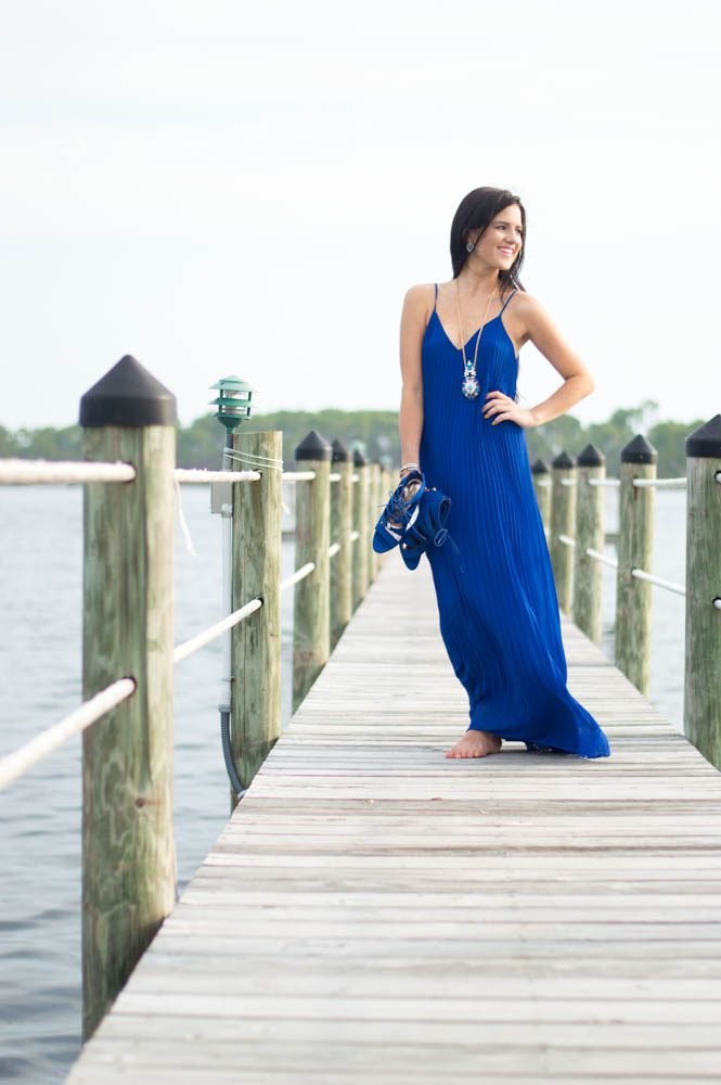 Pleated Maxi • The Perennial Style