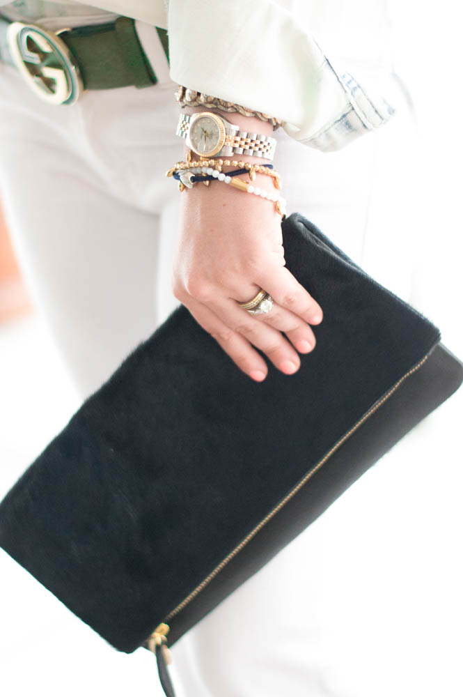 clare V fall fold over clutch