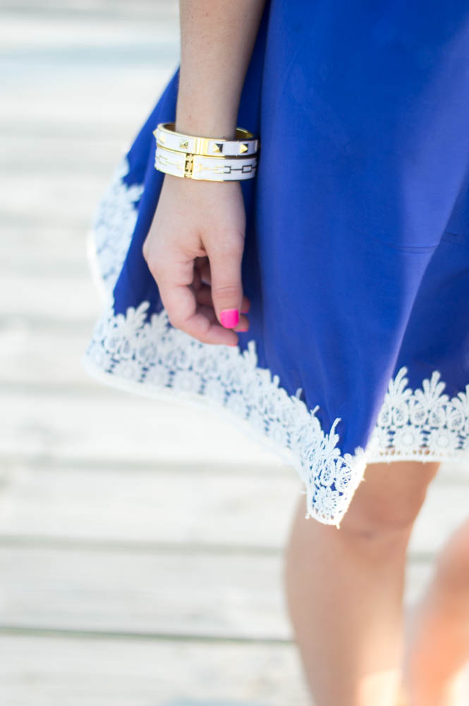 WHITE ENAMEL BRACELETS