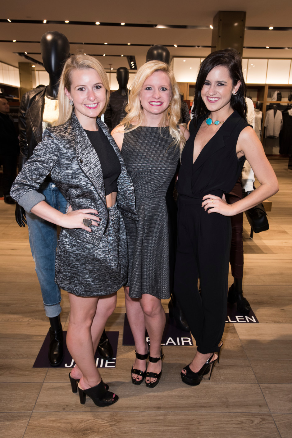 Armani Exchange Grand Opening Event Hosted by The Perennial Style Janie Blair Ellen Flowers