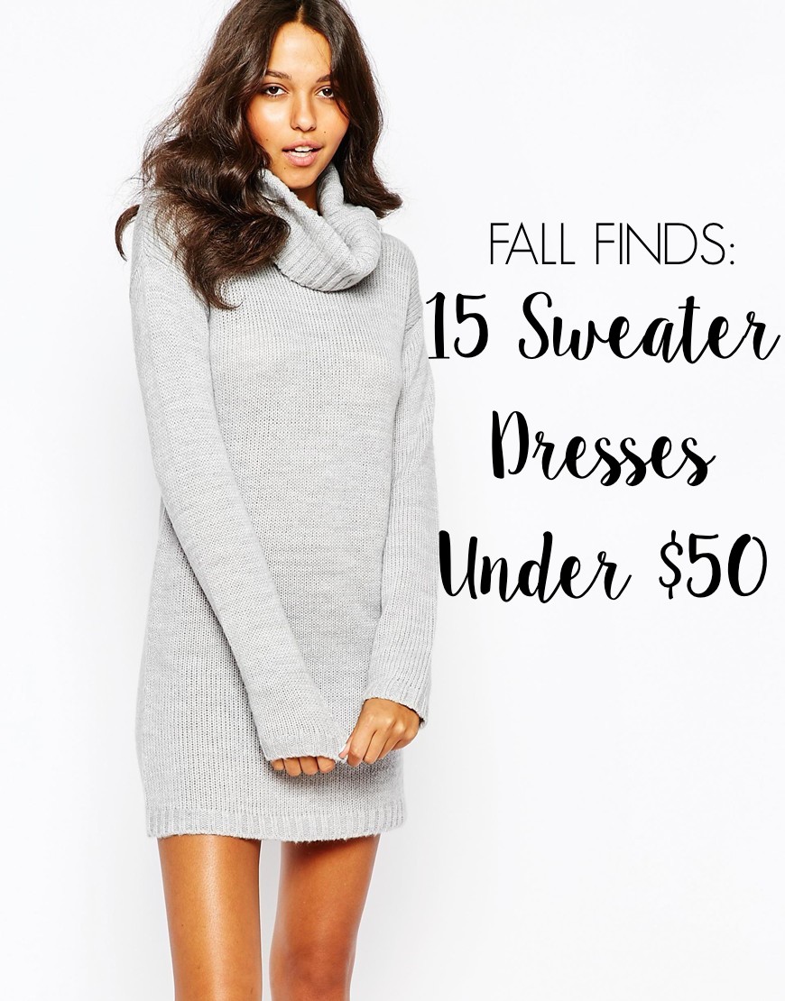 Fall Finds: 15 Sweater Dresses Under $50