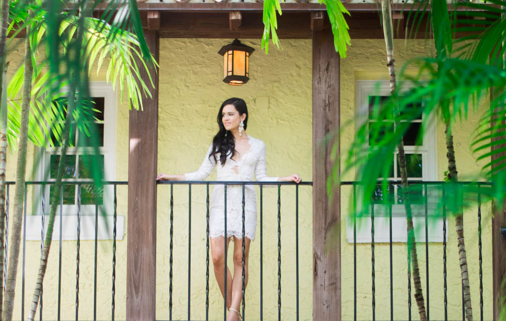 palm beach white lace dress